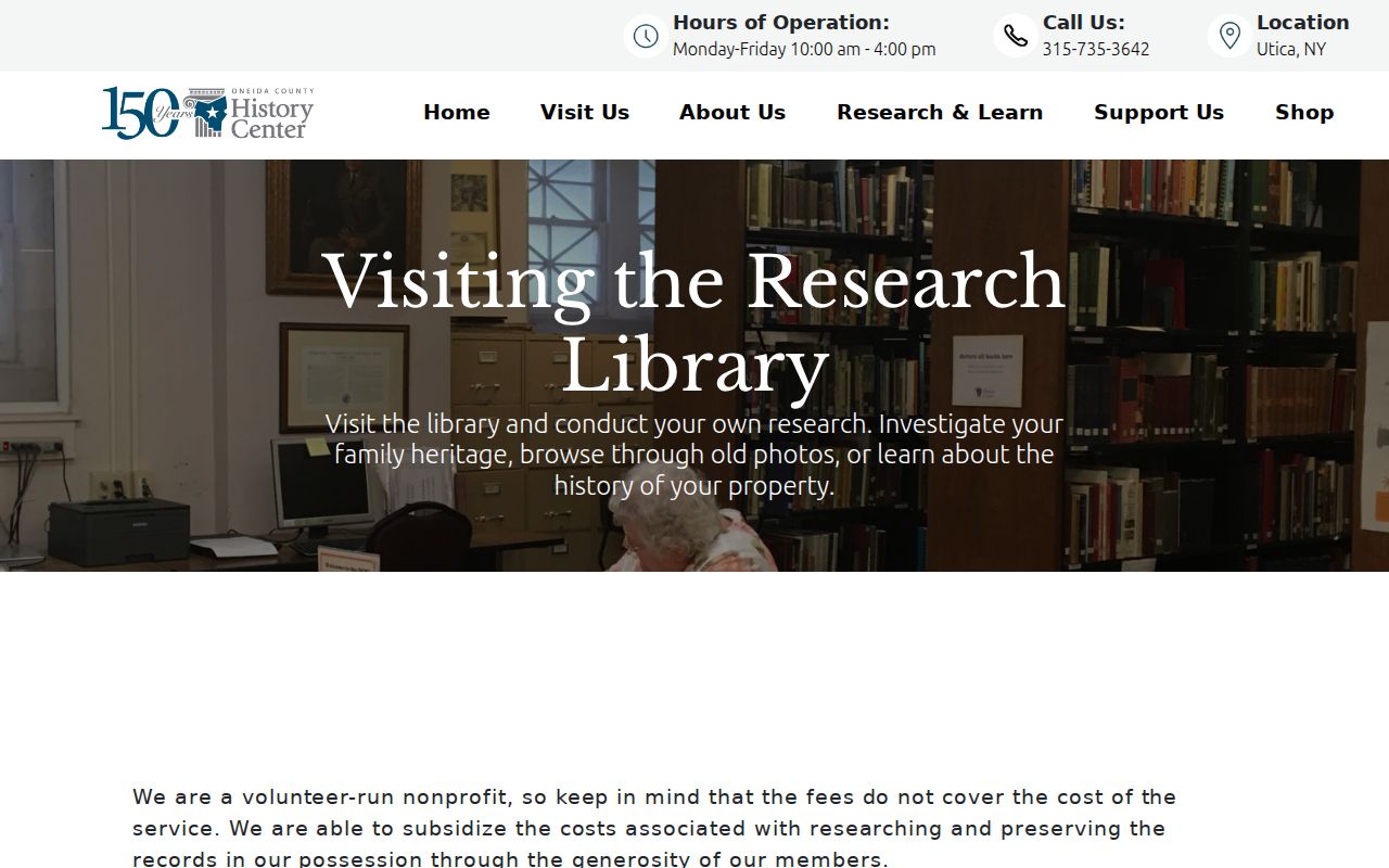 Utica city directory research visit at Oneida County History Center