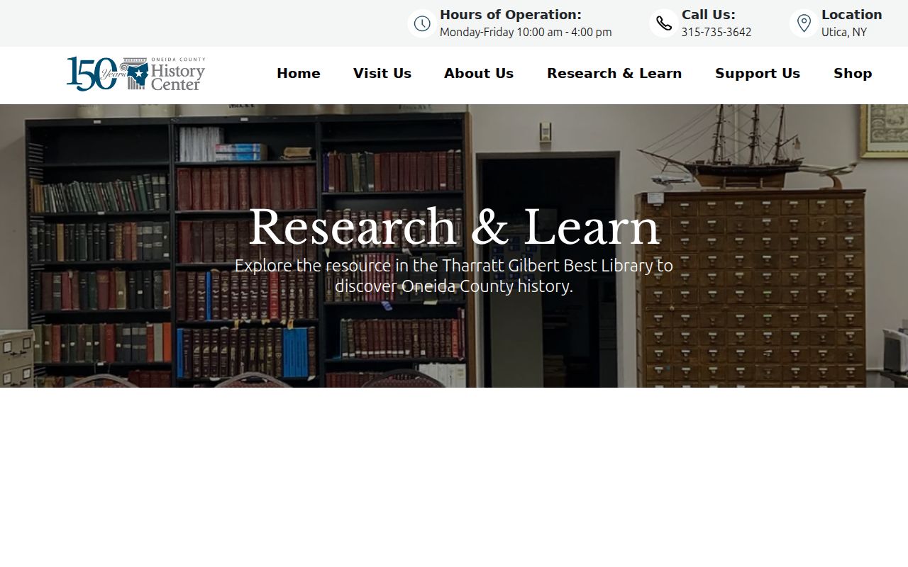 Utica city directory research collections at Oneida County History Center